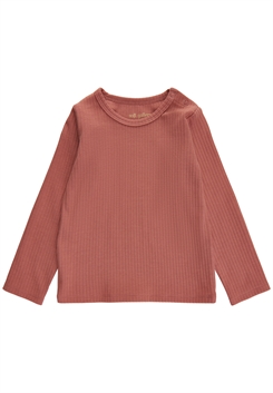 Soft Gallery Bella Tee Wide rib - Brick Dust